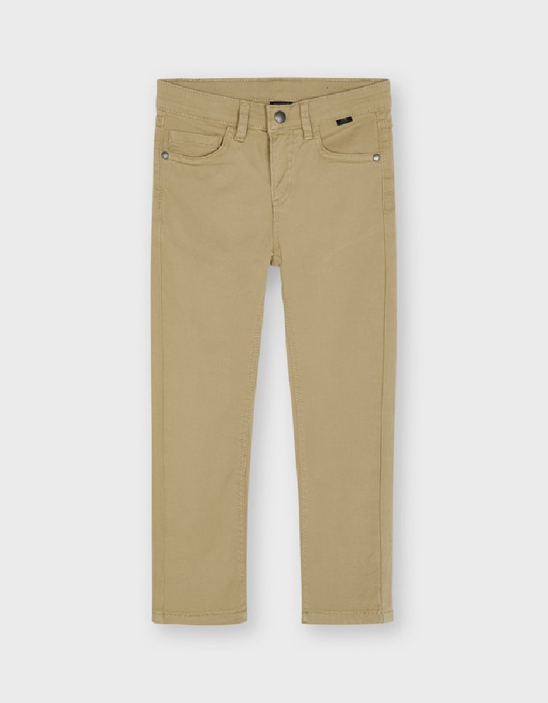Brown 5 Pocket Regular Fit Pants