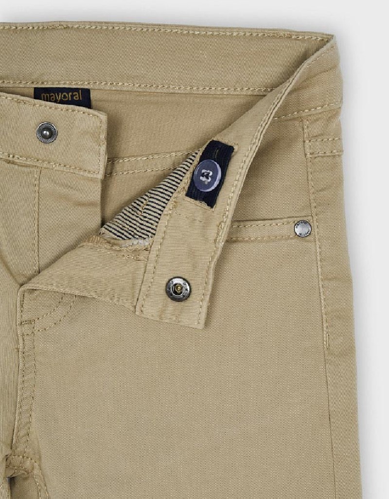 Brown 5 Pocket Regular Fit Pants