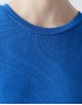 Blue Knitwear Dress