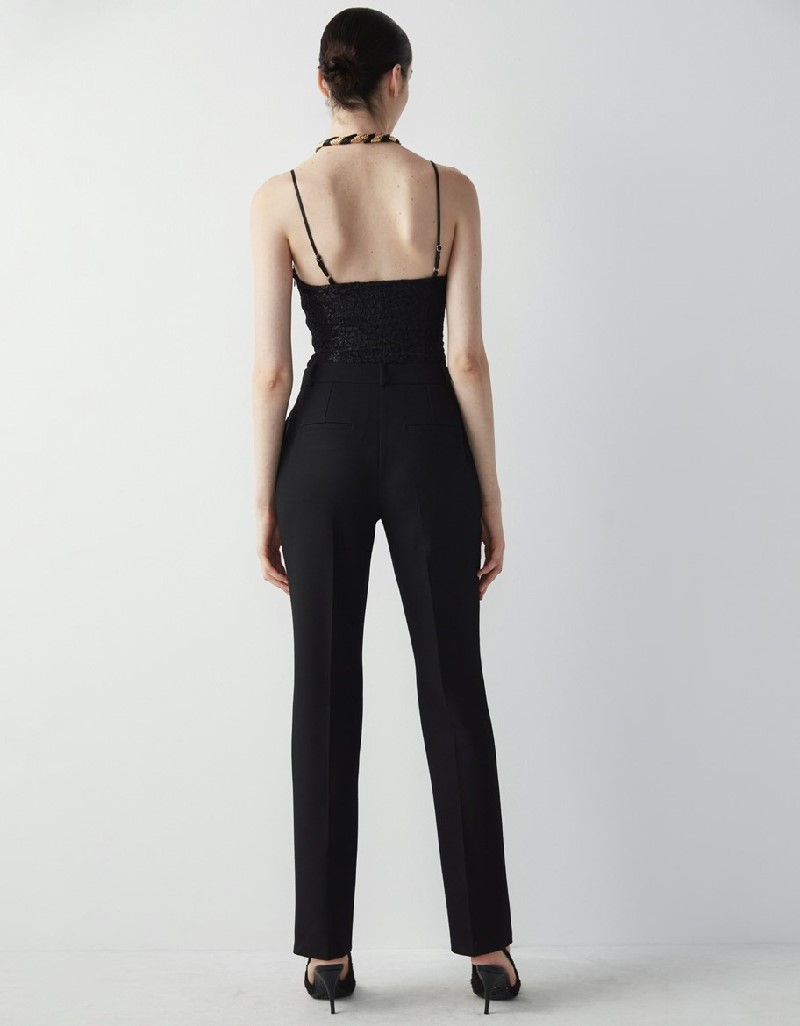 Black Carrot Fit Trousers