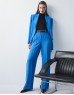 Blue Fleto Pocket Detailed Blazer