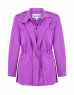 Cyclamen Waist Accented Stand Collar Coat