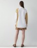 White Colorblock Comfy Cut Shirt