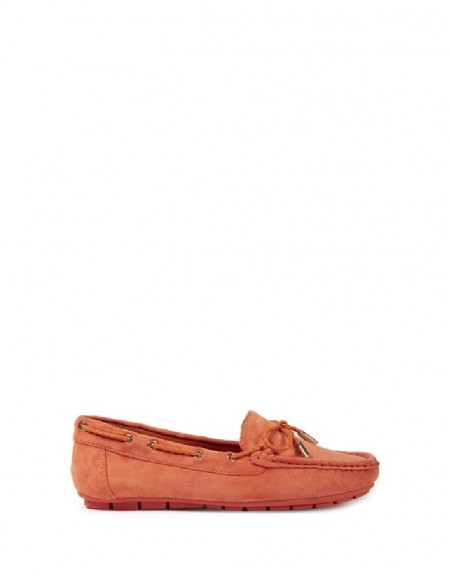 Orange Ribbon Detailed Classic Loafer