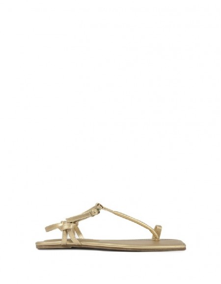Beige Banded Sandals