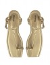 Beige Banded Sandals