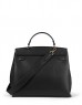 Black Leather Look Handbag