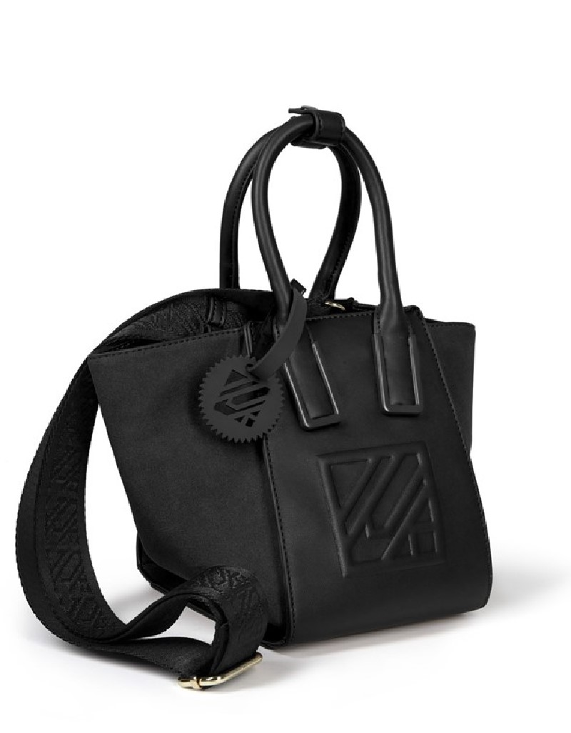 Black Ipk Logo Fabric Mix Bag