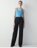 Blue Narrow Cut Basic Combed Cotton