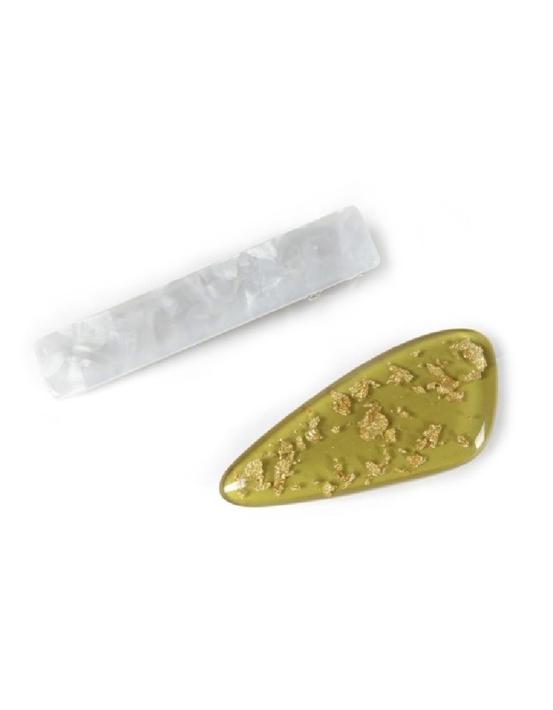 Beige Double Hair Accessory Set
