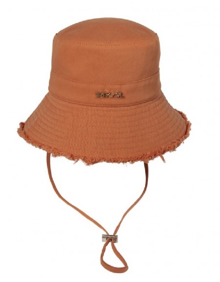 Orange Metal Accessory Bucket Hat