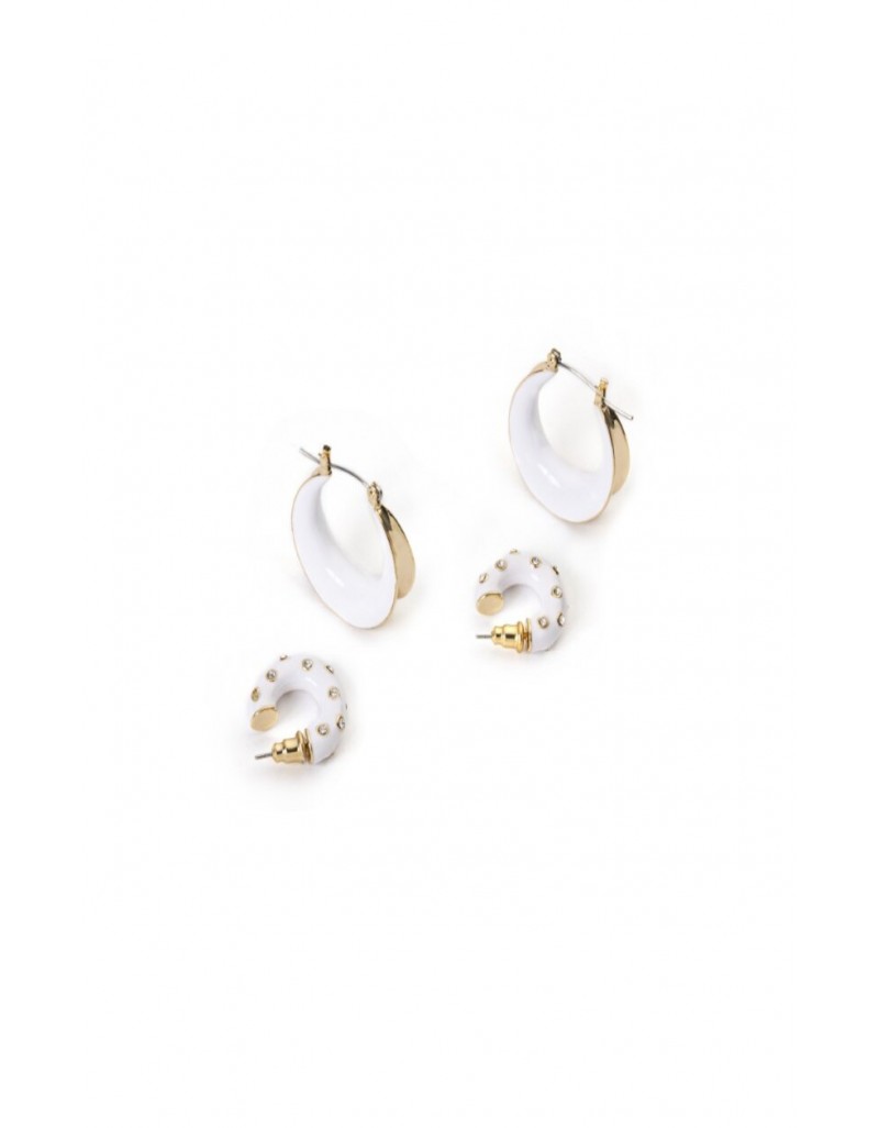 WHITE EARRINGS