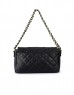 Black  Chain Strap Quilted Bag