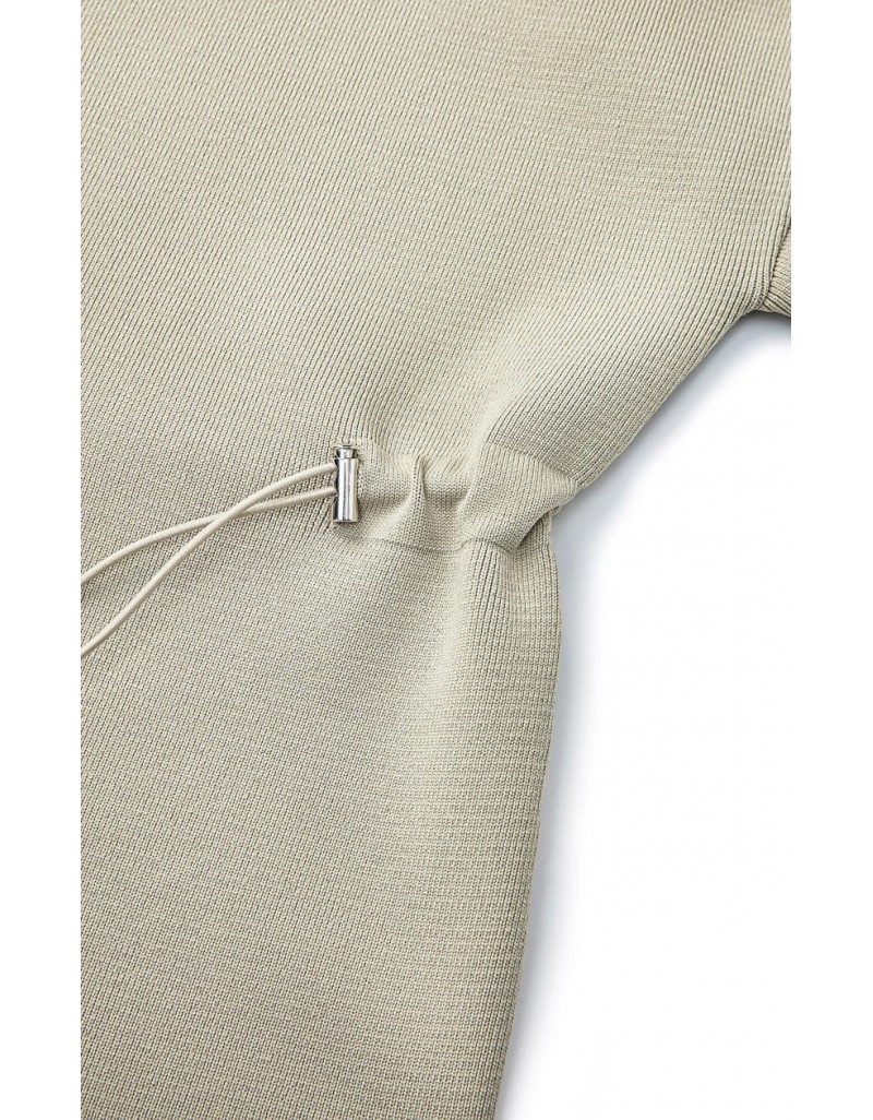Adjustable Waist Knit Dress