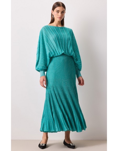 Knit Midi Skirt