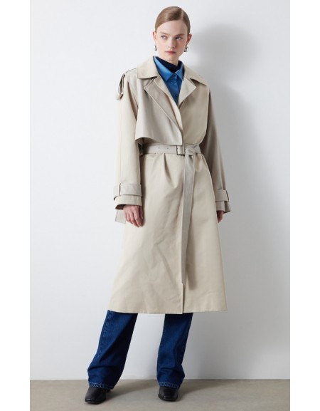 Two Piece Look Trench Coat