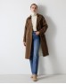 Belted Double-Breasted Trench Coat