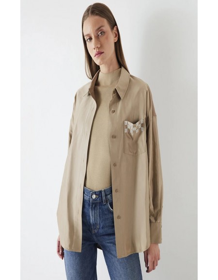 Khaki Blouse