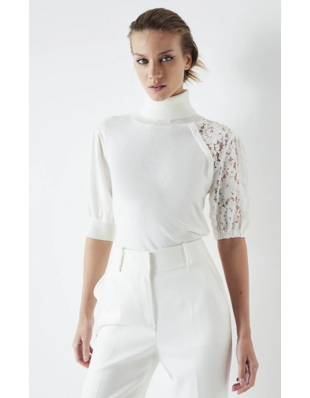 Beige Knitwear