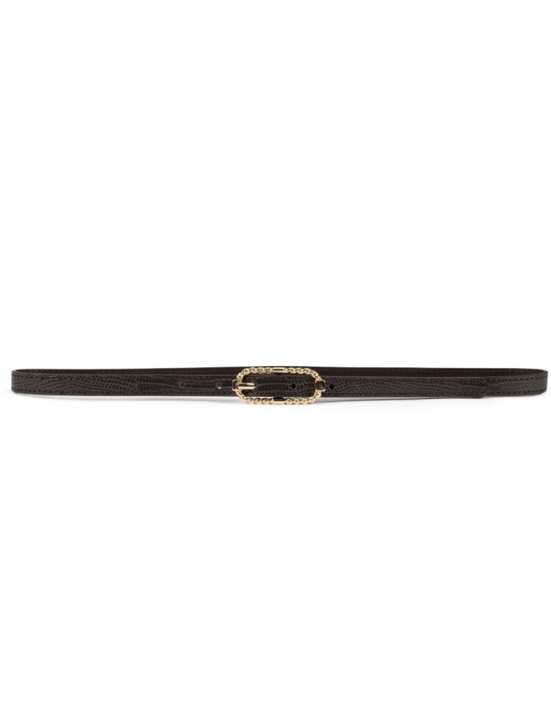 Belt With Metal Buckle