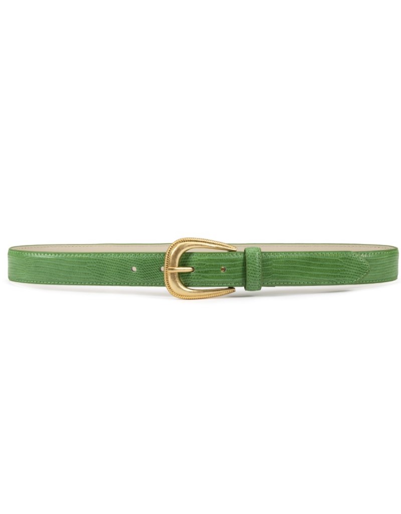 Belt With Metal Buckle
