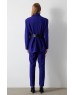 Belted Double-Breasted Blazer
