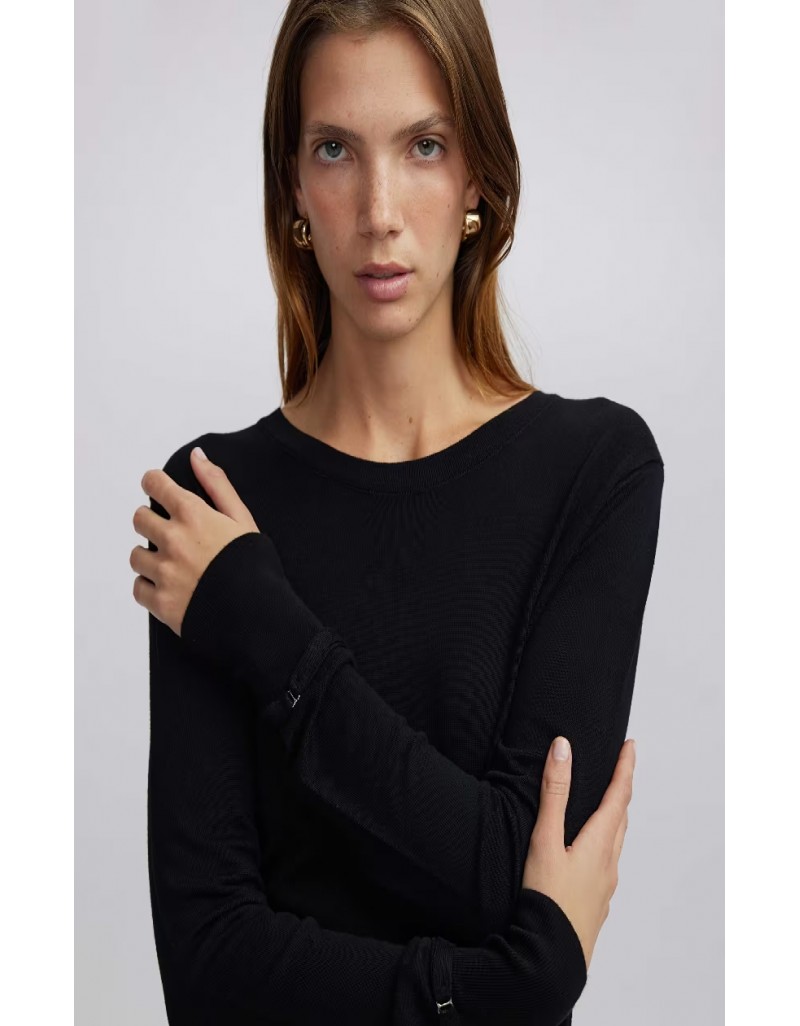 BLACK KNITWEAR