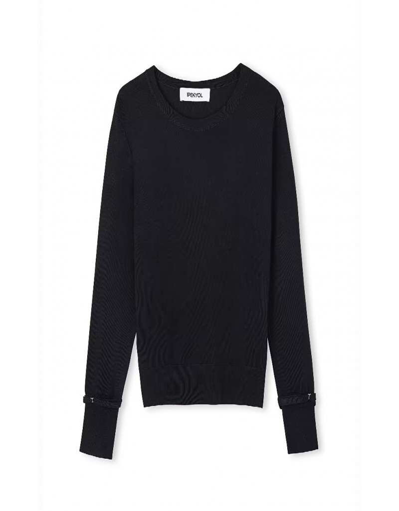 BLACK KNITWEAR