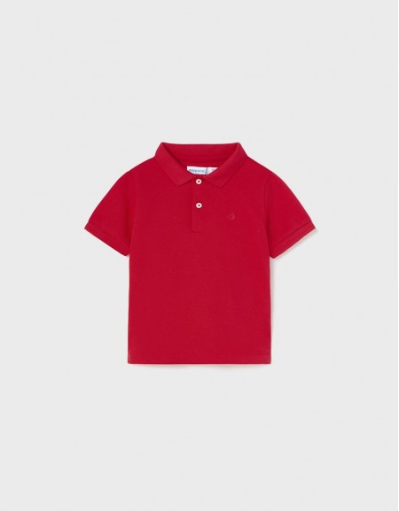 Red Basic s/s polo