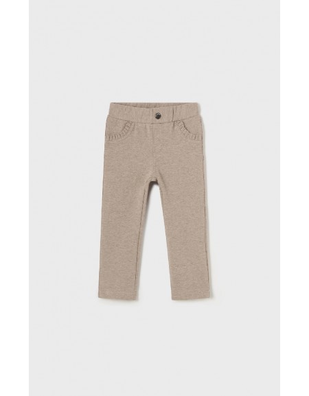 Brown Fleece basic trousers