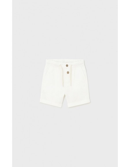White Linen Relax Shorts
