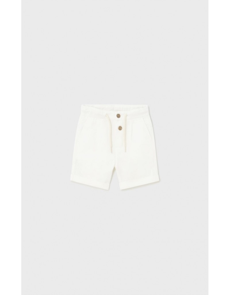 White Linen Relax Shorts