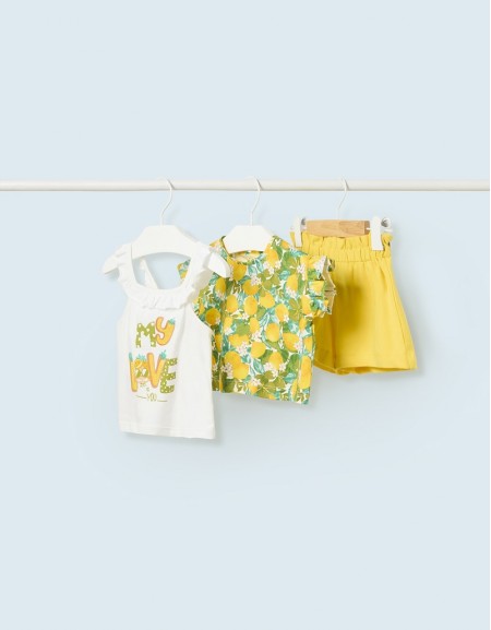 Mimosa Shorts w 2 shirt set