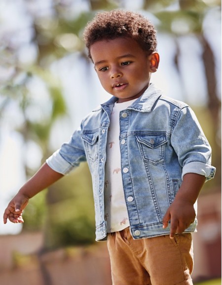 Denim soft denim jacket