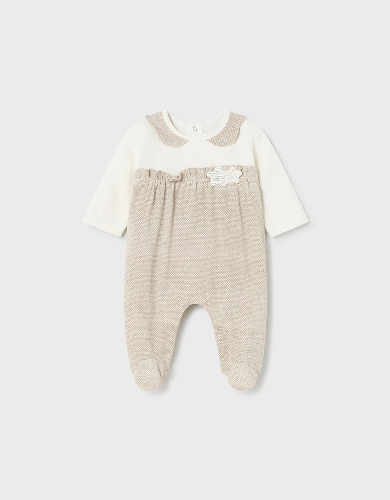 Beige long onesie