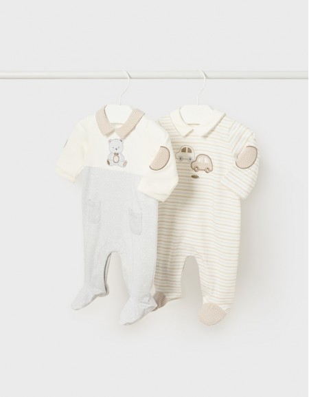 Beige 2 Bodysuit set