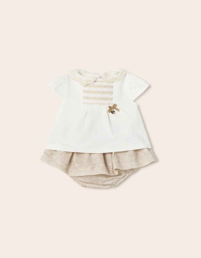 Beige Skirt set