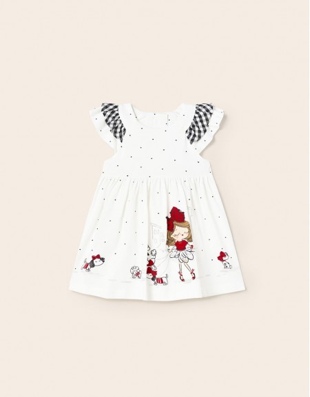 White-Red Dots dress