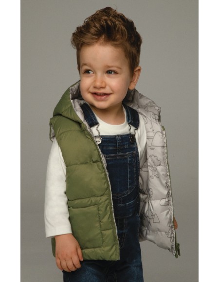 Green Reversible vest