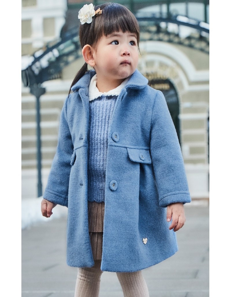 Blue Woolen Coat