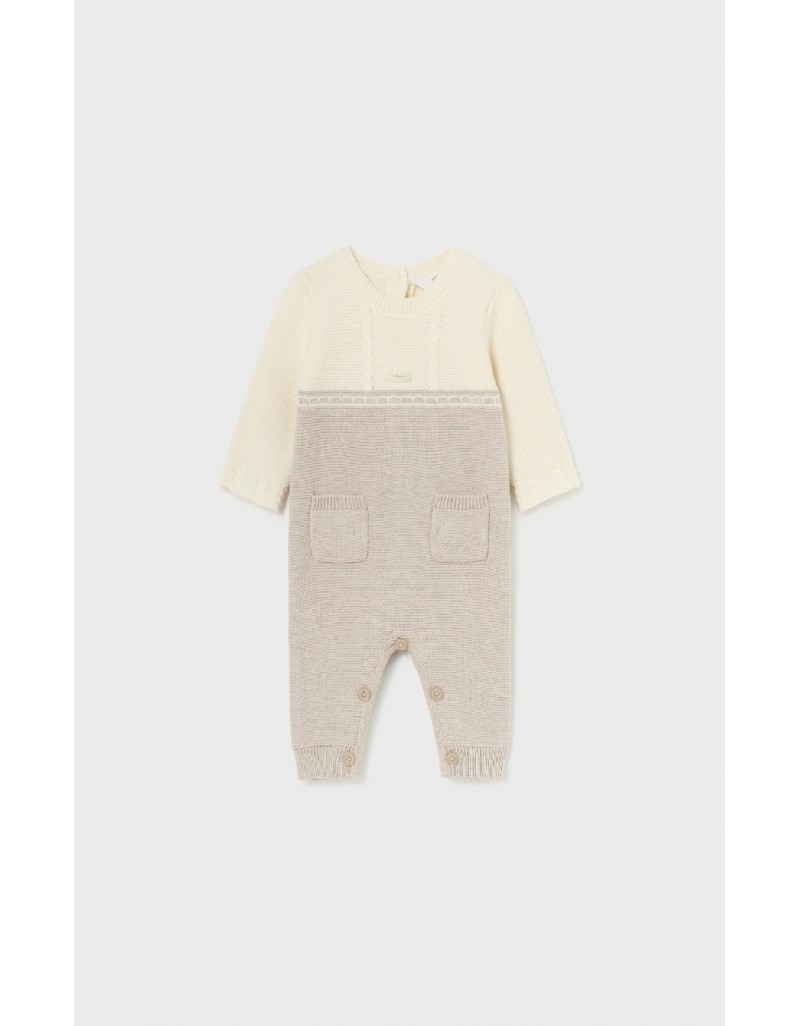 Grey Tricot romper