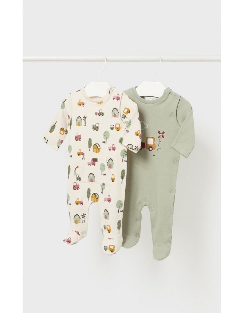 Khaki 2 pcs set rompers