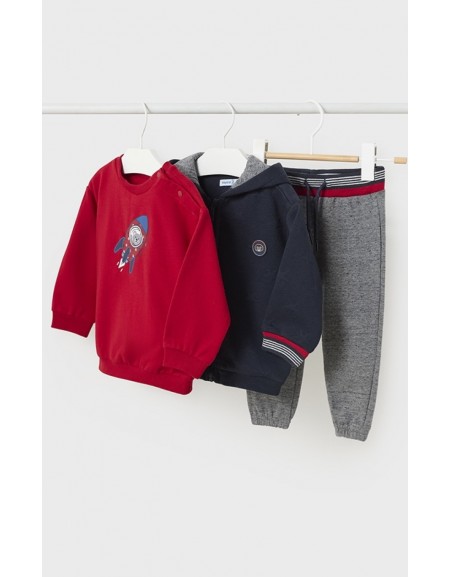 Red Hoodie  pullover tracksuit