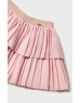 Pink Pleated skirt