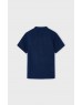 Cyan Linen Mao Collar Shirt