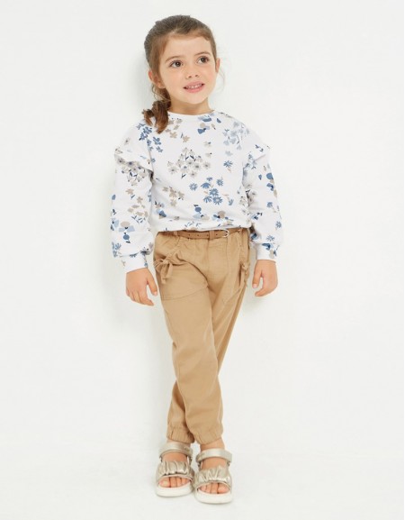 Ocher Flowy long pants