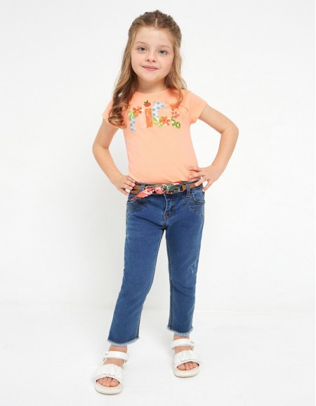 Medium Long pant with belt
