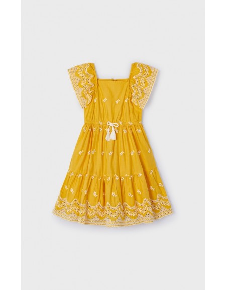 Honey Embroidered Dress