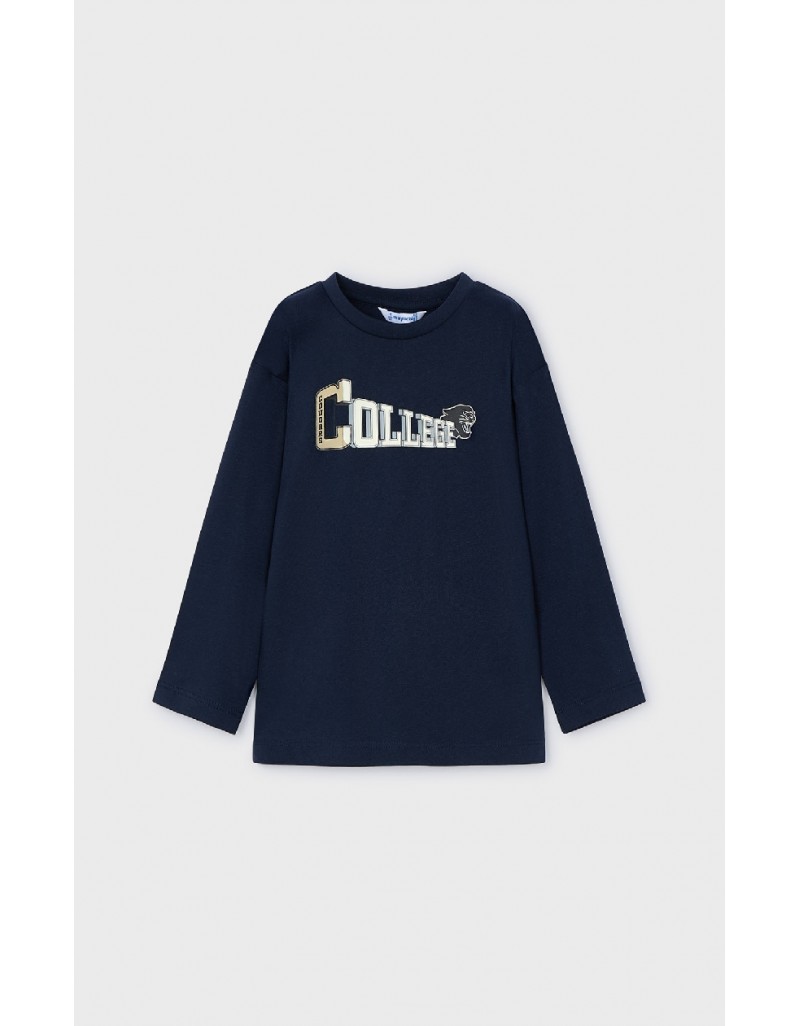 Navy  t-shirt college