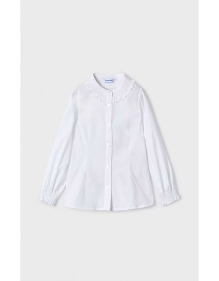 White Poplin blouse